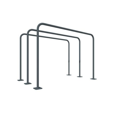 Parallele Calisthenics Triple 180 - con ancoraggio a terra