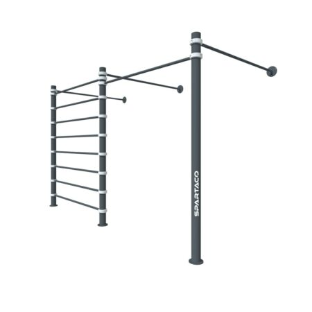 Struttura Calisthenics 360R100Ws - con ancoraggio a muro