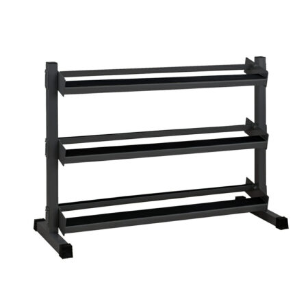 rastrelliera porta manubri esagonali 3 ripiani